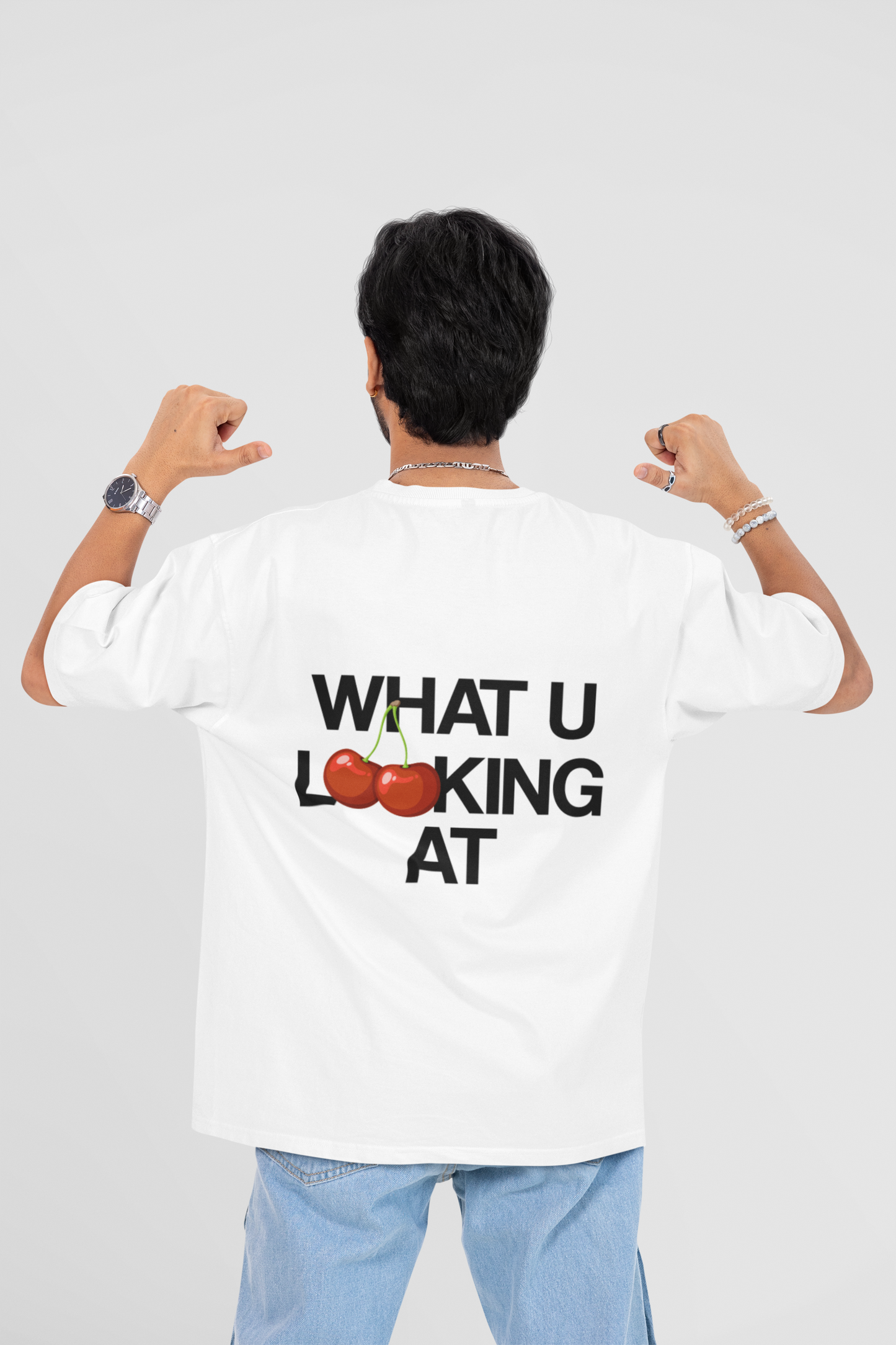 CAMISETA WHAT YOU LOOKING AT